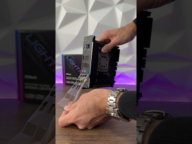 Vídeo relacionado con ASRock Phantom Gaming B860M Lightning WiFi 6E Intel Core Ultra B860 LGA1851 DDR5 8933 MHz 256GB M.2 Micro ATX Motherboard Thunderbolt SATA3 6.0 GB/s PCIe 5.0