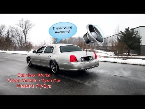 Stainless Works Crown Victoria / Town Car Header Fly-Bys