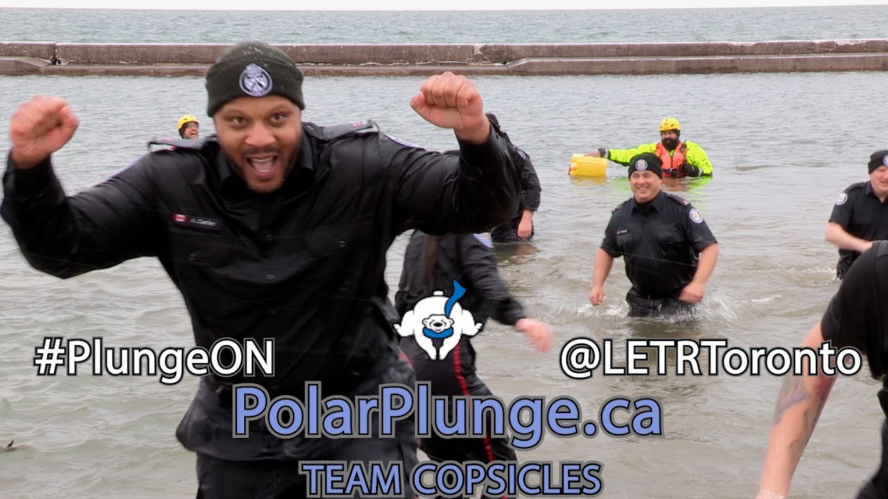 Cop-Sicles Take the Polar Plunge 2022 for Special Olympics Ontario