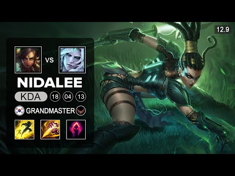 Nidalee vs Viego Jungle - KR Grandmaster - Patch 12.9 Season 12
