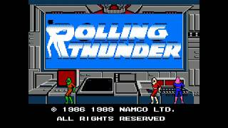 【ファミコン版】ローリングサンダー【レトロゲーム】