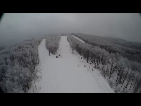 Видео: Видео горнолыжного курорта Красная Глинка в Самарская область