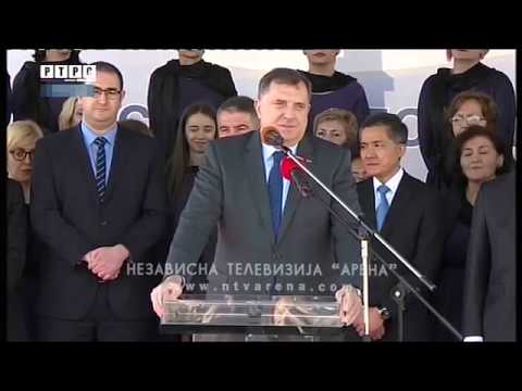 Dodik i kineski ambasador položili kamen temeljac za novu bolnicu u Doboju