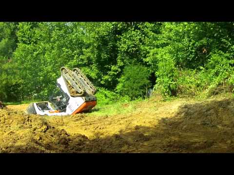 rolling over a bobcat