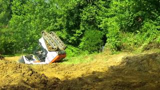 rolling over a bobcat