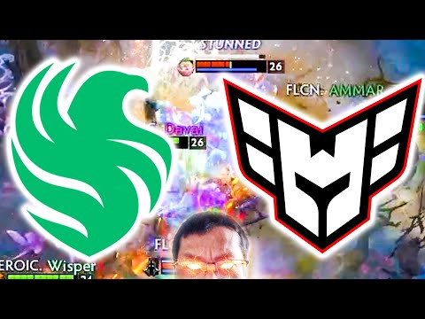 HEROIC VS FALCONS - WHAT A GAME! ▌BLAST SLAM V DOTA 2
