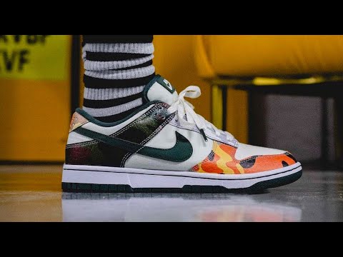 Nike Dunk Low “Multi Camo” ON FEET