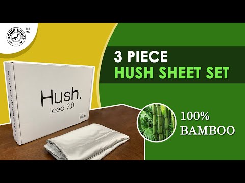 Review 2021 HUSH 100% Bamboo Bed Sheet Set from DOWN UNDER BEDDING
