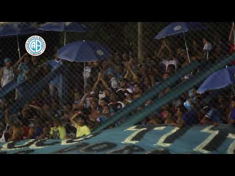 "Â¡Te sigo con el corazón! Hinchada de Belgrano" Barra: Los Piratas Celestes de Alberdi • Club: Belgrano