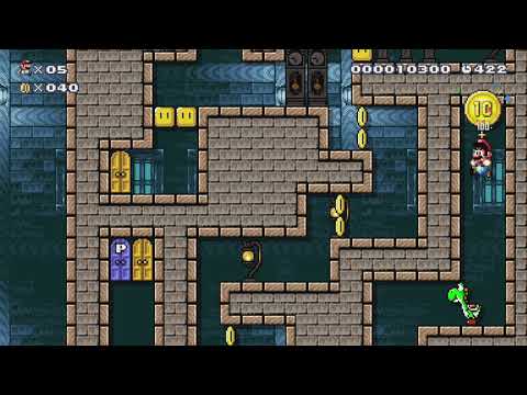 Story Mode 5 ~ The Mystery of the Haunted Manor for Agent 1 - Super Mario Maker 2 - No Commentary