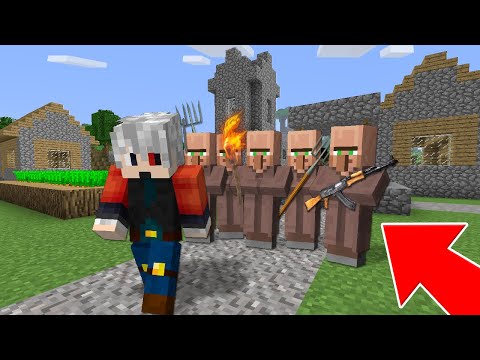$1000 GETTING OUT OF THE VILLAGE - Minecraft