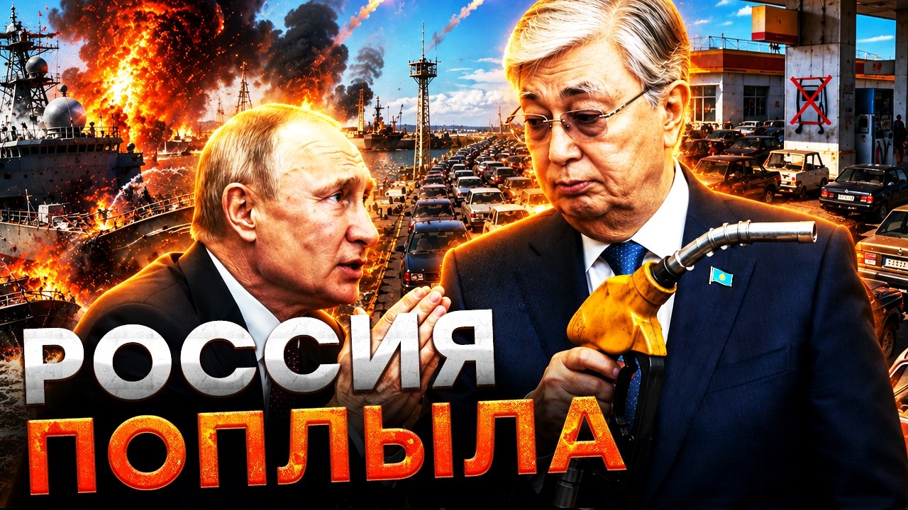 💥 НАЧАЛОСЬ! Россия просит бензин у Казахстана! РАЗГРОМ флота в Керчи! ХАОС в 