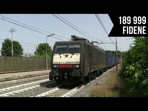 189 999 of ISC running a freight train in Fidene