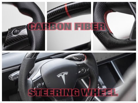 Tesla Model 3: Carbon Fiber Steering Wheel install