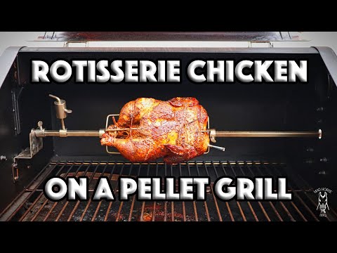 Rotisserie Chicken On A Pellet Grill | Green Mountain Grills Rotisserie Overview