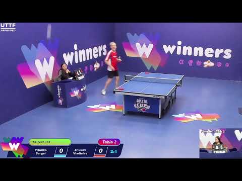 WINners CUP table 2  04.12 Priadko Sergei - Zhukov Vladislav  21:00