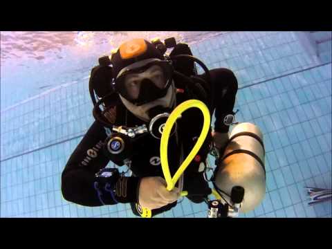 Bazen swimming pool  stage bottles diving