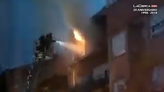 Incendio en un piso de la calle Río Rosas de Albacete - 10-12-2017