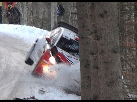 CRASH KUBICA RALLYE MONTE CARLO 2016