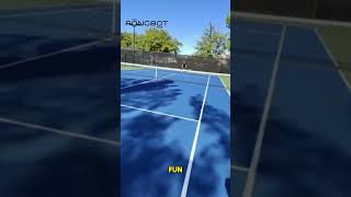 My secret weapon away from the poker tables... 🃏🎾 @PongbotTennis #tennis