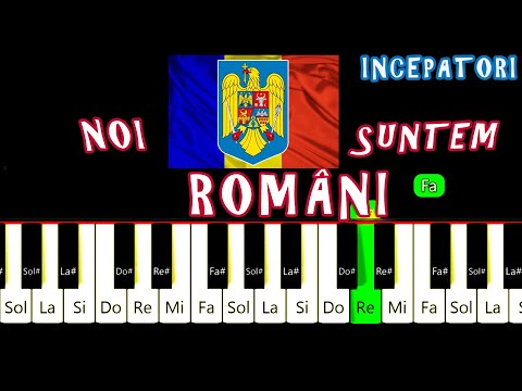 NOI SUNTEM ROMANI TUTORIAL PIAN INCEPATORI