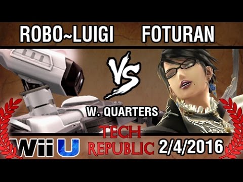 [Tech Republic] Robo-Luigi (ROB) vs FotuRAN (Bayonetta) SSB4 Winners Quarters