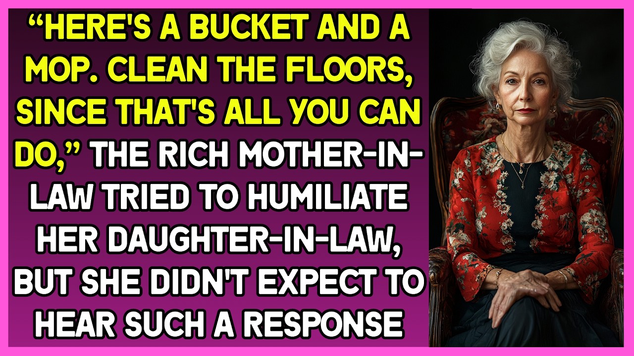 Rich mother-in-law tried to humiliate her daughter-in-law & she didn't expect to hear such response
