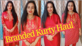 Valentine day special Red & Pink Kurty Collection | Amazon Valentines Shopping Haul