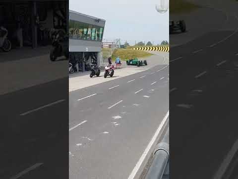 Thumbnail for Some Frazer Nash' cars rolling down the pits at Mondello Park by Frazer Nash, Car