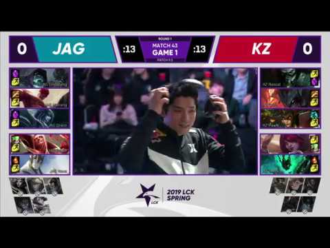 JAG vs KZ Jin Air Green Wings vs KING-ZONE DragonX| W5 D2 | Game 1 FULL | LCK Spring 2019