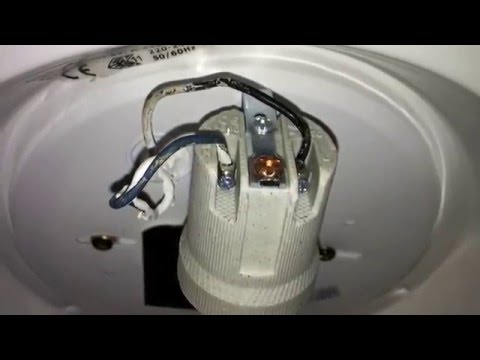 Install ceiling light Attach lamp Connect wiring Instructions