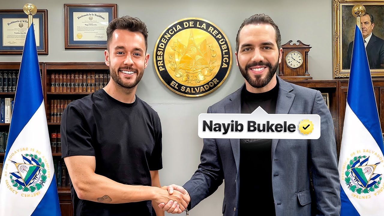 CONOCÍ A NAYIB BUKELE (PRESIDENTE DE EL SALVADOR)