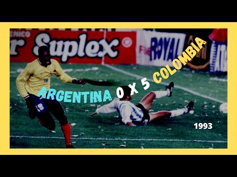 ARGENTINA 0 X 5 COLOMBIA  - 1993