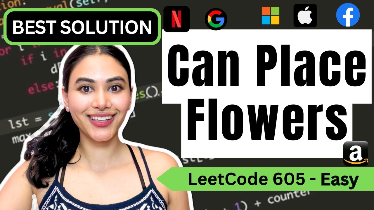 Can Place Flowers - LeetCode 605 - Python #leetcode #leetcode75