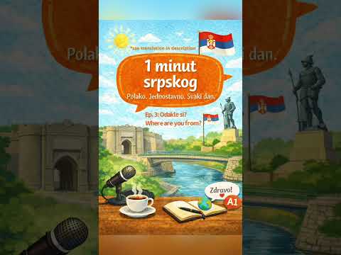 Ep.3: Where Are You From in Serbian? | Beginner Serbian A1 #serbianforbeginners #serbianlanguage