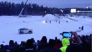 preview picture of video 'WRC Sweden 2013, Hagfors Sprint 2, Sebastien Ogier on VW Polo R'