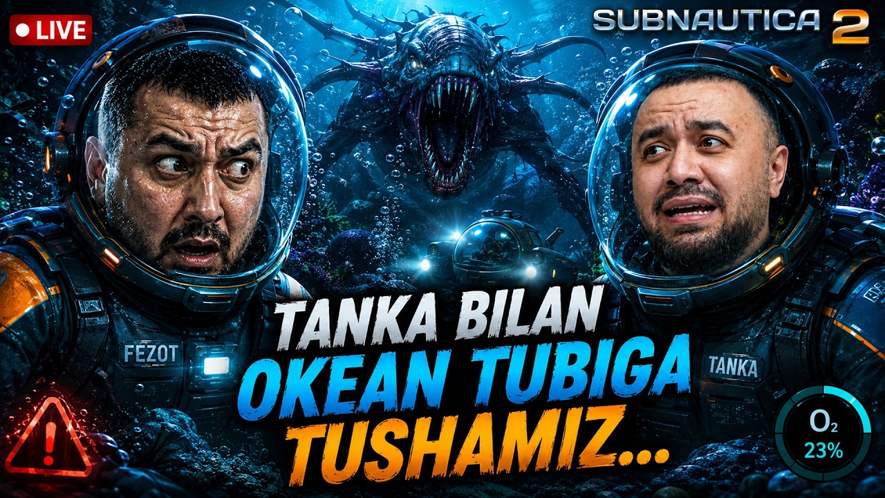TANKA BILAN OKEAN TUBIGA TUSHAMIZ… 🌊 – SUBNAUTICA 2 (Jonli Efir!)