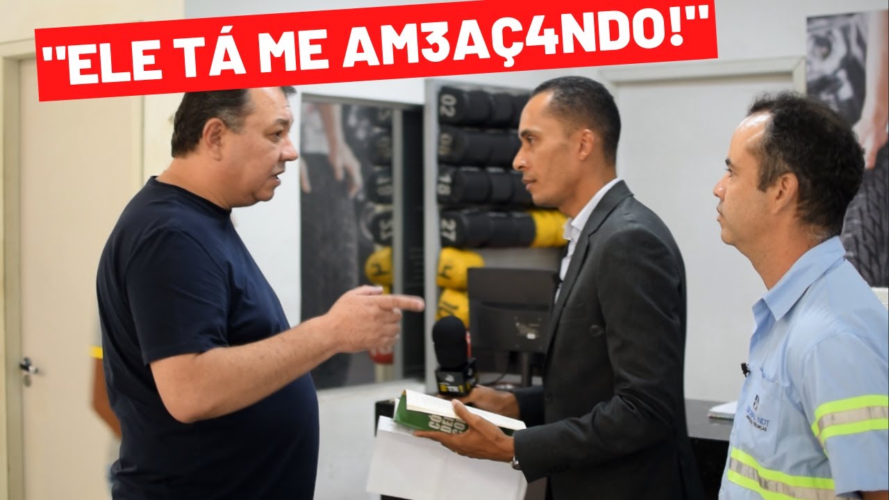 PROPRIETÁRIO FALA ALGO MISTERIOSO PARA CONSUMIDOR DURANTE REPORTAGEM