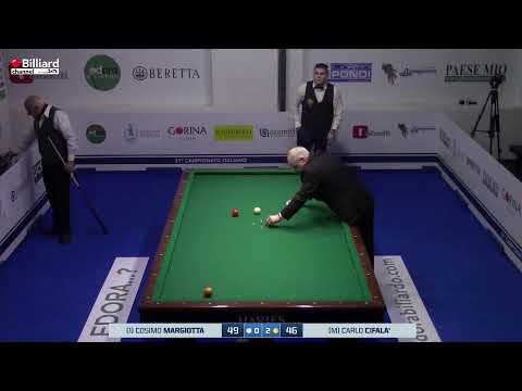 Cifala' Carlo VS Margiotta Cosimo Giuseppe - 21st Italian Championship Brescia