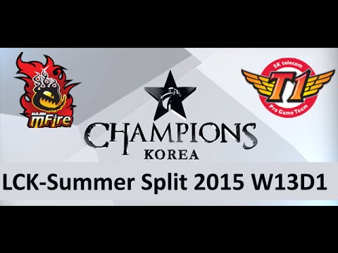 NJ vs SKT LCK Champions Summer Split 2015 W13D1 Najin emFire vs SK Telecom game 3 highlights