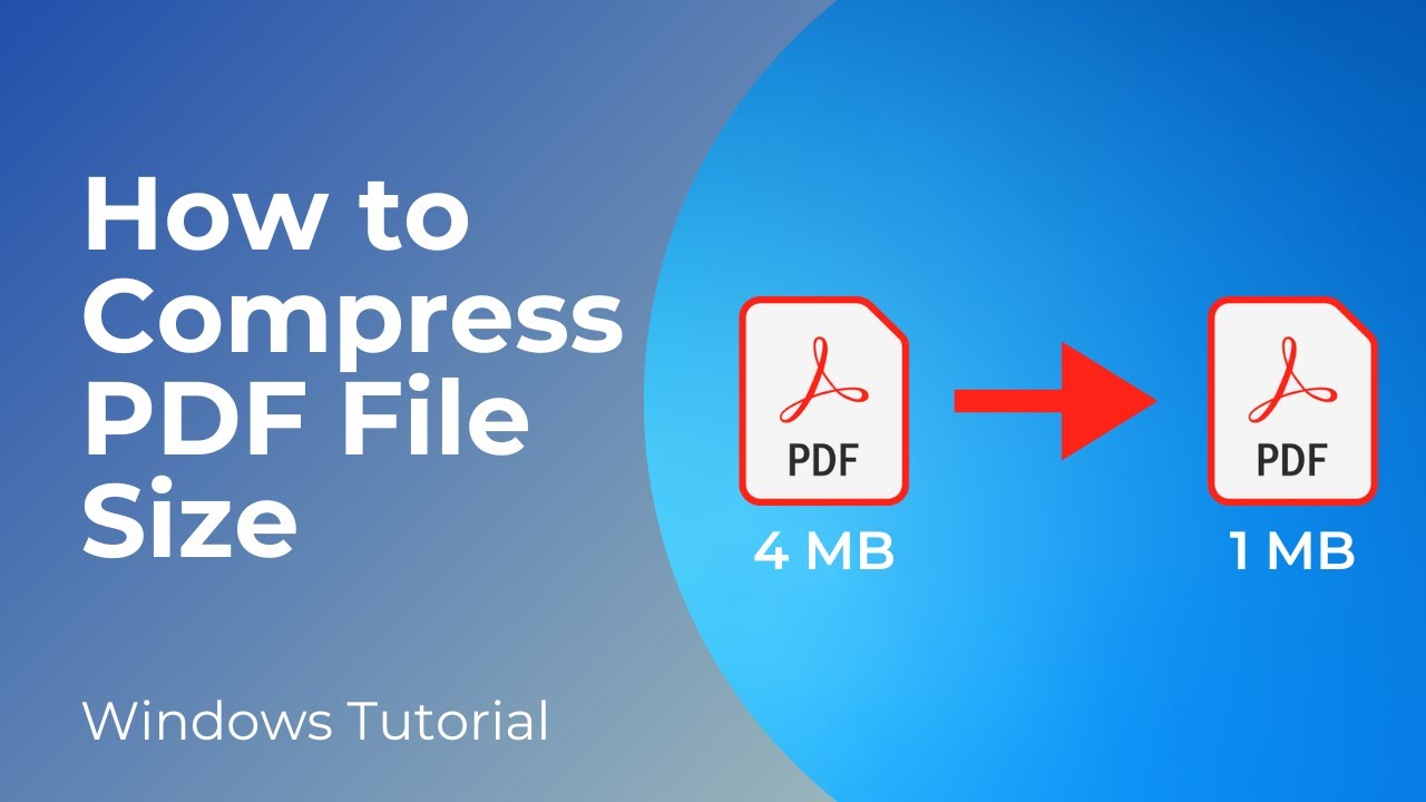 How to Compress PDF File (Reduce Size) - Full Guide