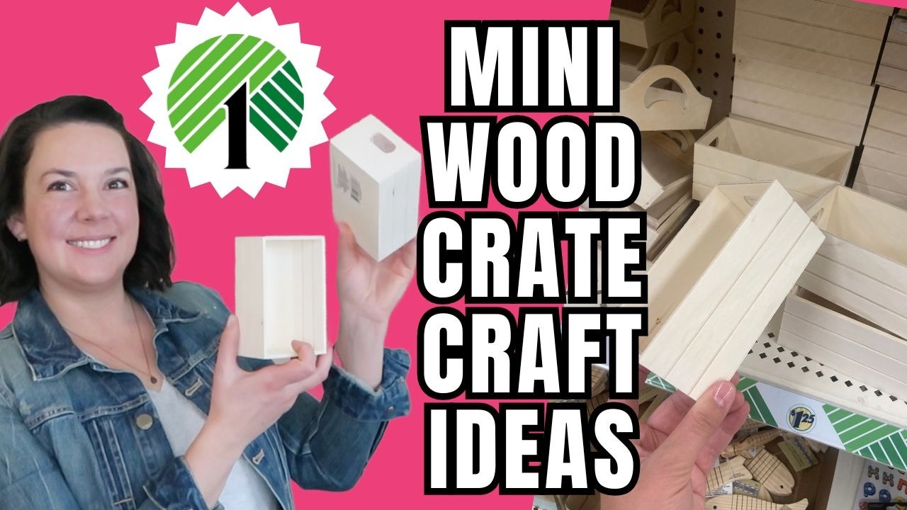 8 Dollar Tree Wood Crate Crafts That Will Make You Look Like a PRO