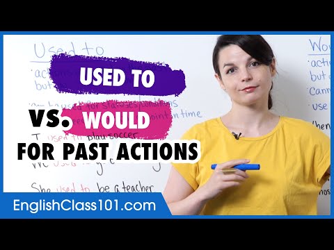 Learn English | Used to vs Would for Past Actions