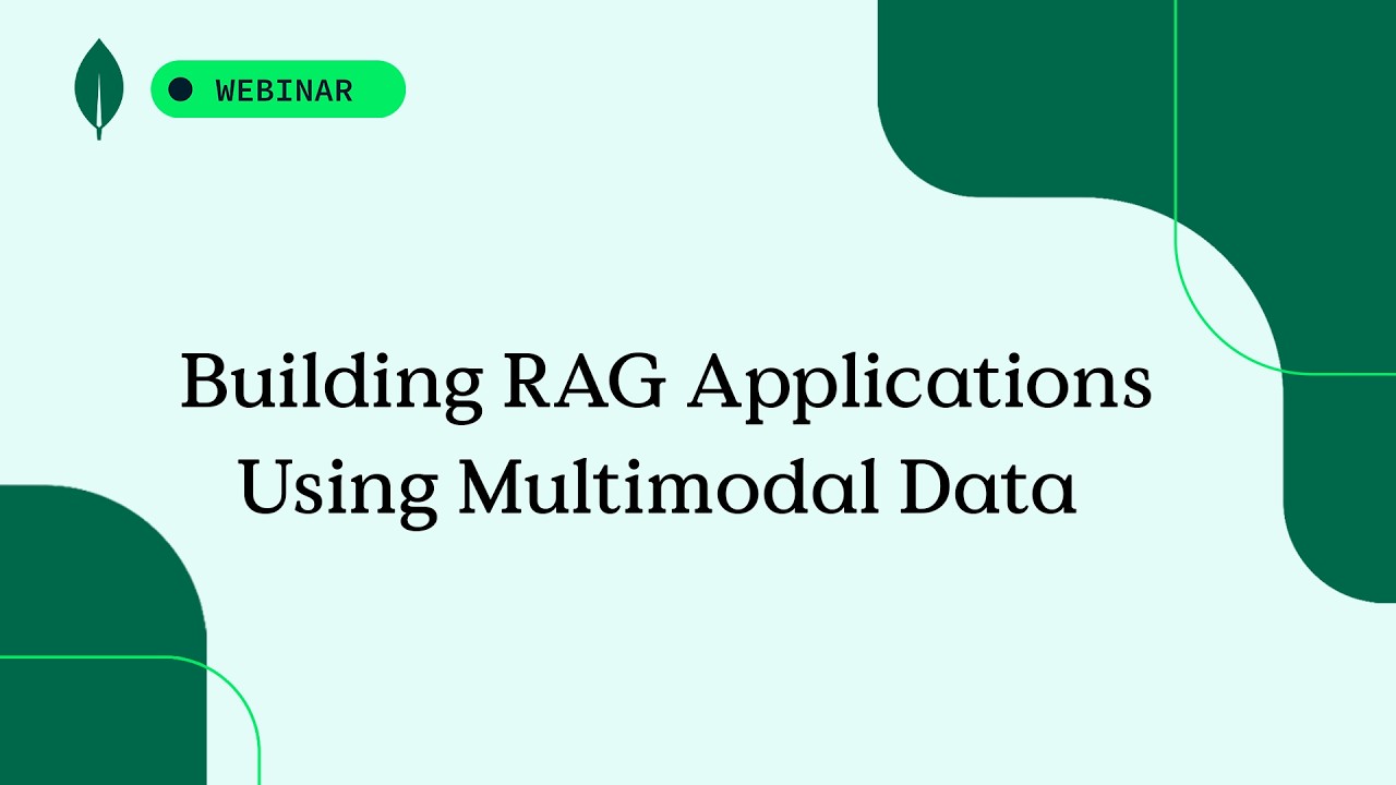 Building RAG Applications Using Multimodal Data