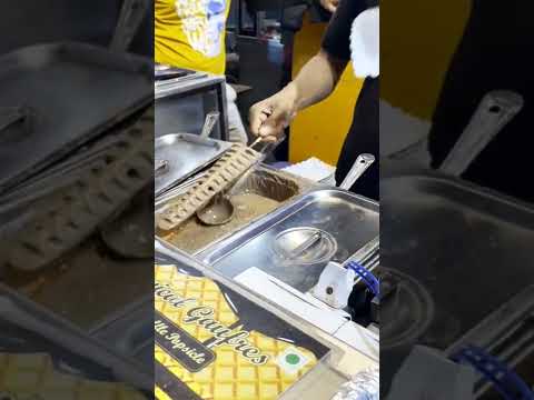 love waffles #shorts #hyderabad #foodblogger #food #explore #waffle #bts