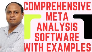 How to Do Meta Analysis Using Comprehensive Meta Analysis Software With Examples|| Very Simple||
