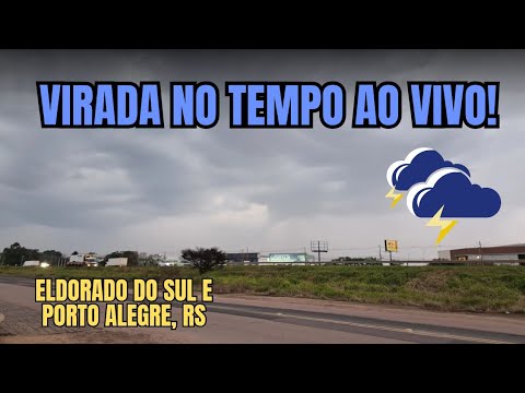 Chuva forte chegando na região de Porto Alegre  ao vivo! - 27/07/2026