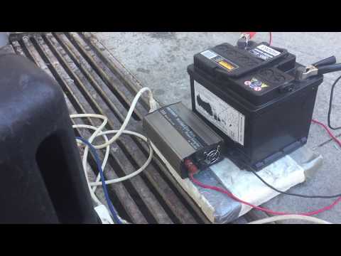 Busking Equipment used by Markus K, with VoiceLive 3, Wavedrum,  Harley Benton and 12 Volt battery