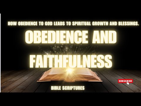 Obedience and Faithfulness|All God Needs is Your Obedience #bible #motivation #inspiration