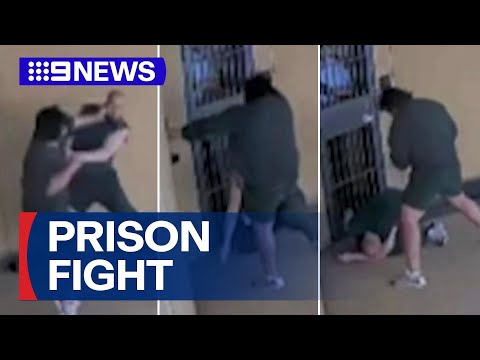 New video emerged of Brothers 4 Life founder being attacked in jail | 9 News Australia